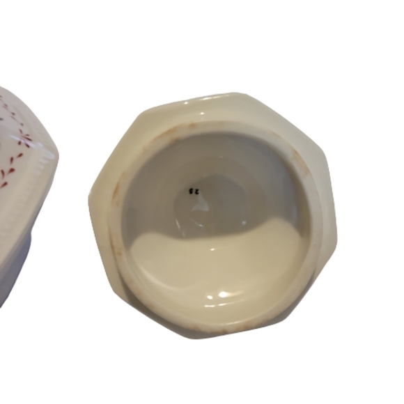 Sugar bowl JOHNSON BROTHERS MADISON LIDDED SUGAR BOWL floral pink floral vintage - Picture 7 of 10